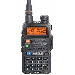 Baofeng UV-5R ασύρματος πομποδέκτης επαγγελματικός  Dual Band με ισχύ 5 Watt