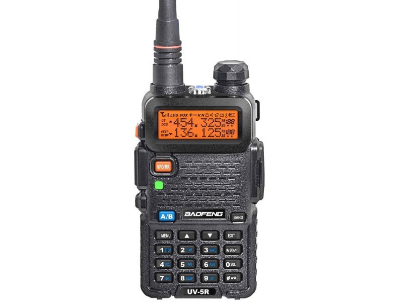 Baofeng UV-5R ασύρματος πομποδέκτης επαγγελματικός  Dual Band με ισχύ 5 Watt