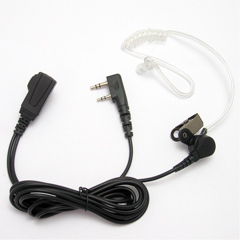 Handsfree Ακουστικό Airtube με διαφανές σπιράλ για Baofeng,Kenwood,Tyt Handsfree Ακουστικό Airtube με διαφανές σπιράλ για Baofeng,Kenwood,Tyt