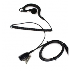 Handsfree με Μαύρο σπιράλ Baofeng T1