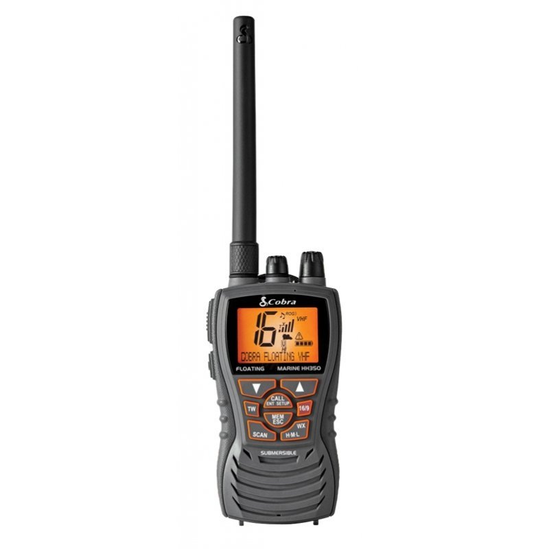 Cobra Marine MR-HH350 FLT Vhf Marine Φορητός πομποδέκτης αδιάβροχος (IPX7) Ισχύος 6 Watt