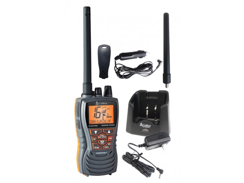 Cobra Marine MR-HH350 FLT Vhf Marine Φορητός πομποδέκτης αδιάβροχος (IPX7) Ισχύος 6 Watt