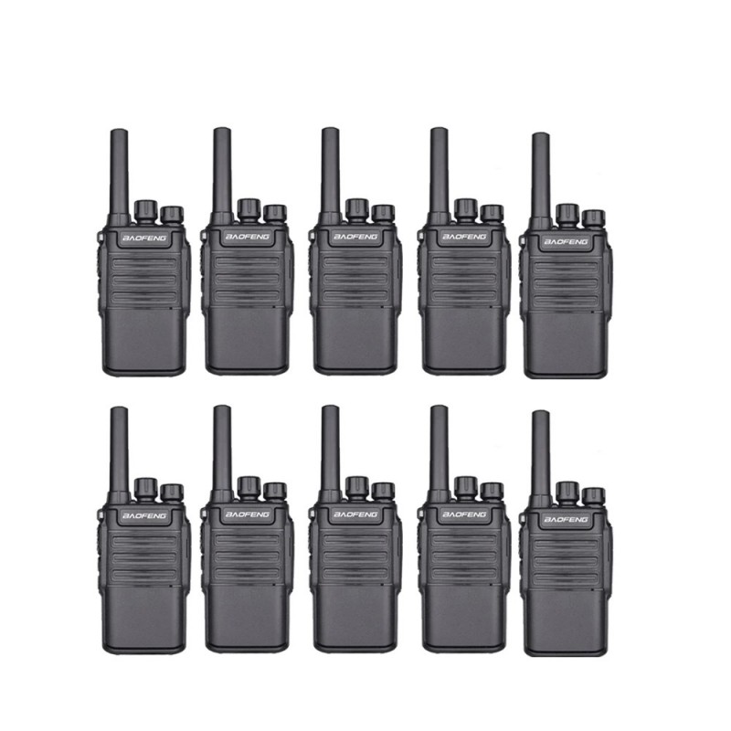 10 Τεμάχια Baofeng BF-V8 Φορητός Επαγγελματικός Πομποδέκτης Mini Για Ερασιτεχνική Ή Επαγγελματική Χρήση 10 Τεμάχια Baofeng BF-V8 Φορητός Επαγγελματικός Πομποδέκτης Mini Για Ερασιτεχνική Ή Επαγγελματική Χρήση