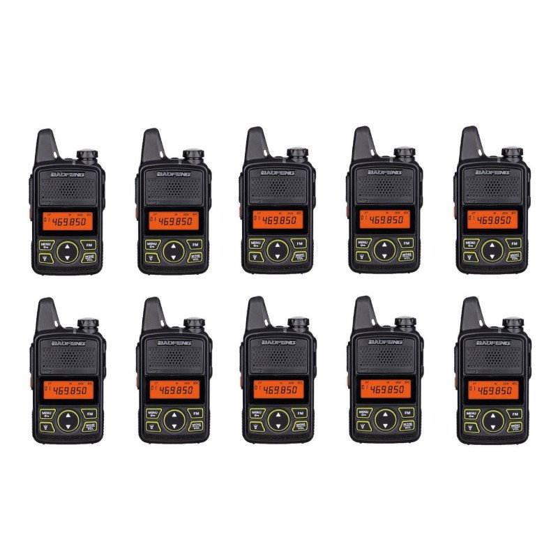10 Τεμάχια Baofeng T1 μίνι Ασύρματοι Φορητοί πομποδέκτες για επαγγελματική η ερασιτεχνική χρήση 10 Τεμάχια Baofeng T1 μίνι Ασύρματοι Φορητοί πομποδέκτες για επαγγελματική η ερασιτεχνική χρήση