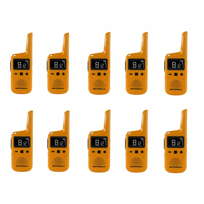 10 τεμάχια Motorola TALKABOUT T72 Ασύρματοι Πομποδέκτες - PMR446  10 τεμάχια Motorola TALKABOUT T72 Ασύρματοι Πομποδέκτες - PMR446