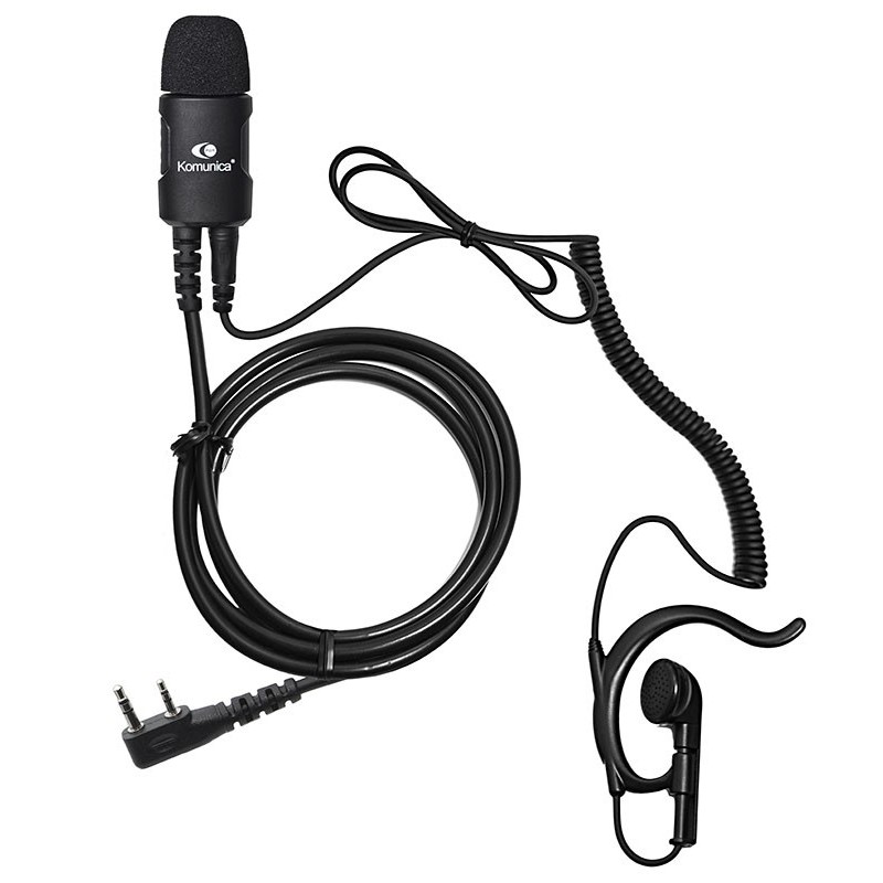 Handsfree ακουστικό noise cancelling PWR-2402 για Baofeng (2 Pin)  Handsfree ακουστικό noise cancelling PWR-2402 για Baofeng (2 Pin)