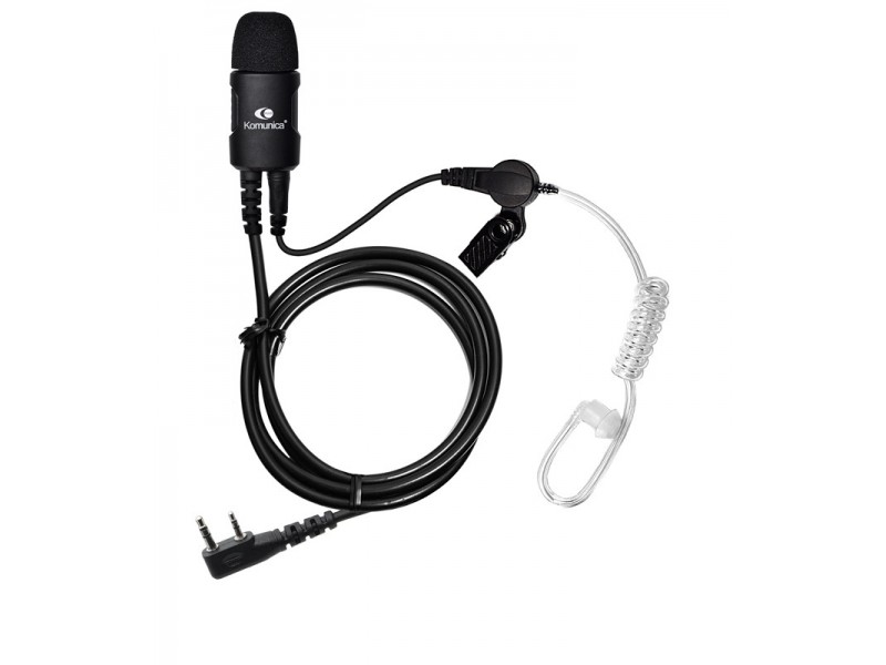  Handsfree Airtube ακουστικό PWR-2402-TUB για Baofeng (2 Pin)