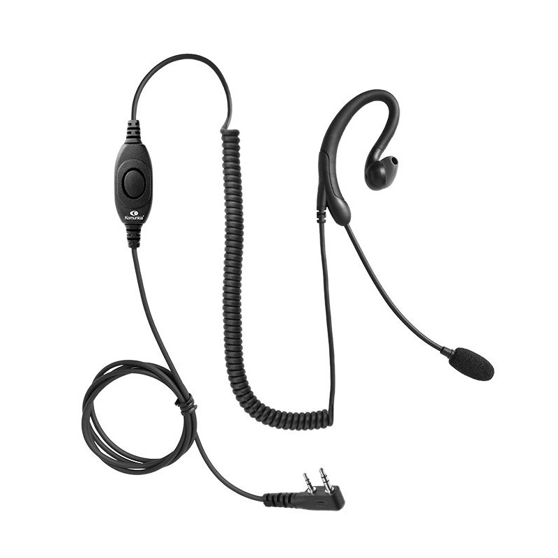 Handsfree ακουστικό PWR-MIC-1-K - για Baofeng  με μικρόφωνο τύπου ΒΟΟΜ και NOISE CANCELLING (2Pin) Handsfree ακουστικό PWR-MIC-1-K - για Baofeng  με μικρόφωνο τύπου ΒΟΟΜ και NOISE CANCELLING (2Pin)
