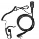 Handsfree ακουστικό PWR-PRO-K για Baofeng (2 Pin)