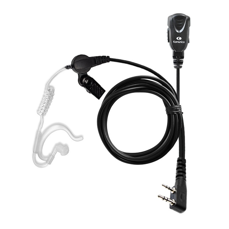 Handsfree Airtube ακουστικό PWR-TUB-K-EH για Baofeng (2 Pin)  Handsfree Airtube ακουστικό PWR-TUB-K-EH για Baofeng (2 Pin)
