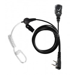 Handsfree Airtube ακουστικό PWR-TUB-K για Baofeng (2 Pin)