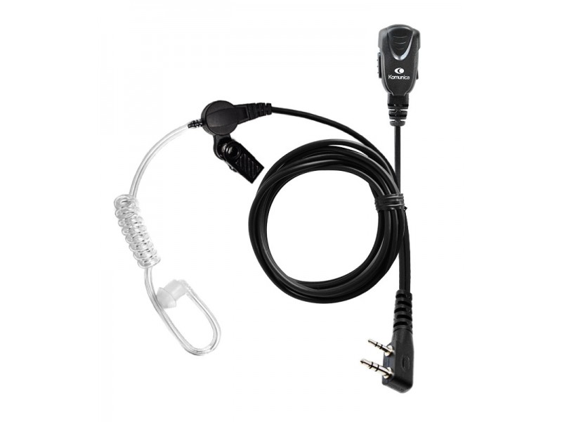 Handsfree Airtube ακουστικό PWR-TUB-K για Baofeng (2 Pin)