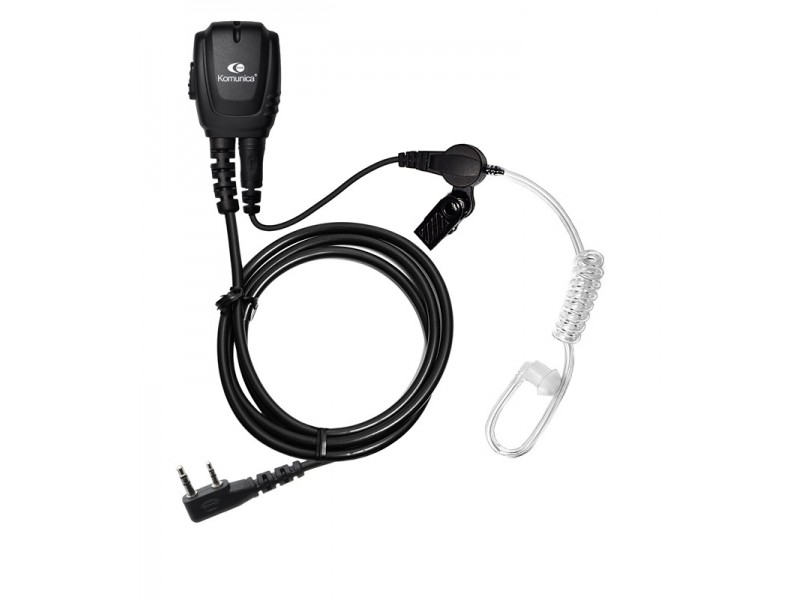  Handsfree Airtube ακουστικό PWR-2302-TUB για Baofeng (2 Pin)