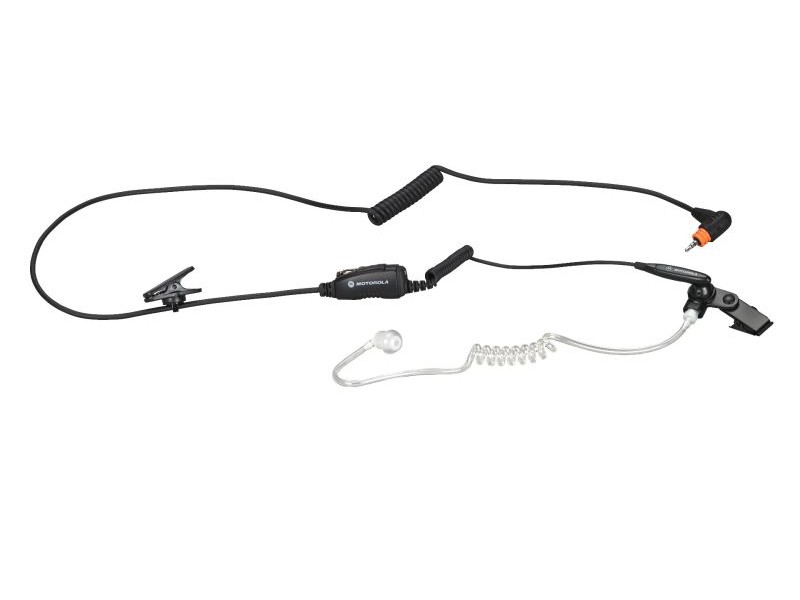  Motorola PMLN7158A – Ακουστικό Επιτήρησης με Μικρόφωνο & PTT (1 Καλώδιο)