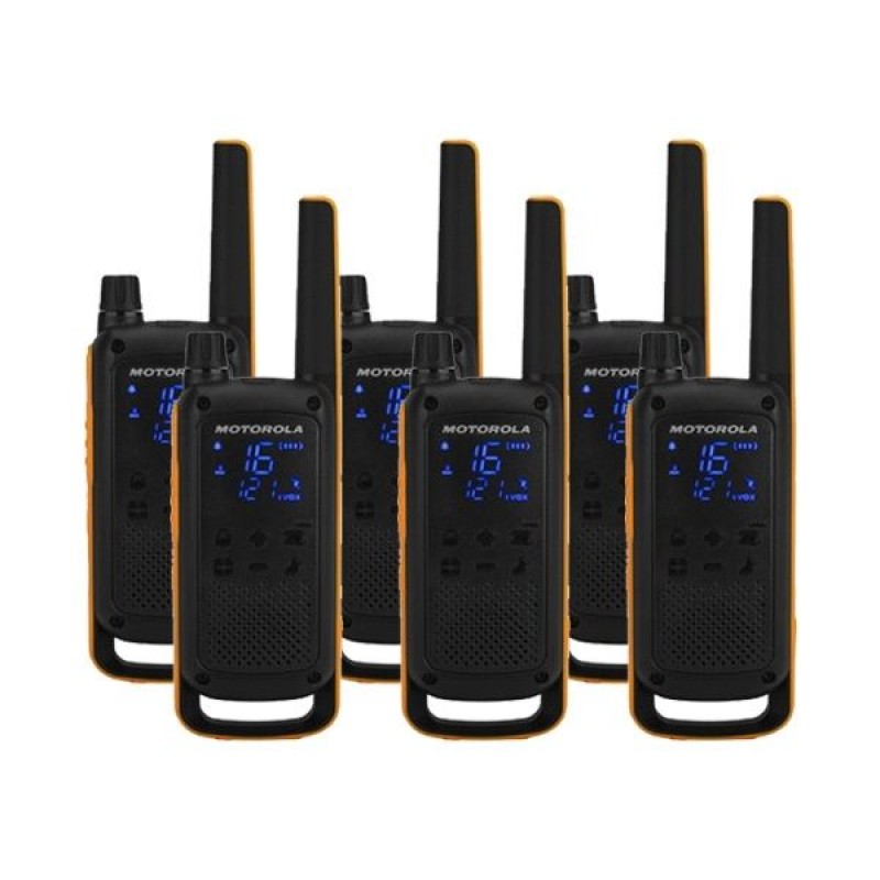 6 Τεμάχια Motorola Talkabout T82 Extreme Ασύρματοι πομποδέκτες 6 Τεμάχια Motorola Talkabout T82 Extreme Ασύρματοι πομποδέκτες